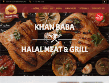 Tablet Screenshot of khanbabahalal.com